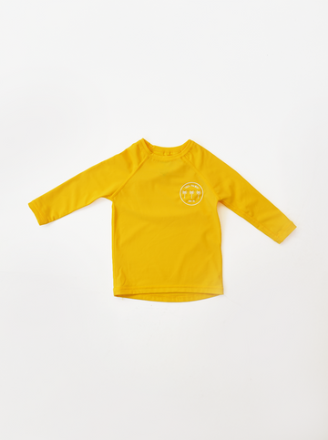 Tres Palmas Minimal | Toddler Rashguard (Yellow)
