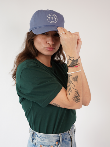 Tres Palmas Minimal | Snapback Hat (Slate)