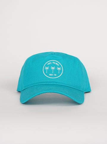 Tres Palmas Minimal | Snapback Hat (Teal)