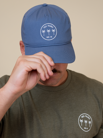 Tres Palmas Minimal | Snapback Hat (Slate)