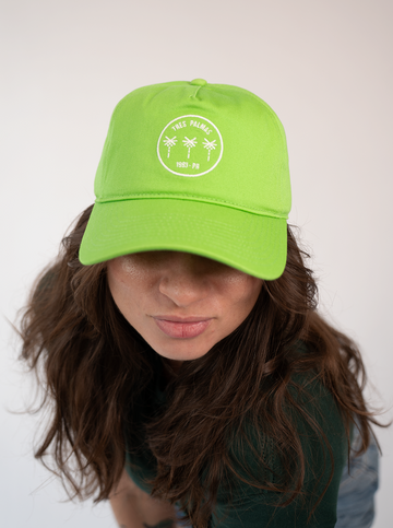 Tres Palmas Minimal | Snapback Hat (Lime)