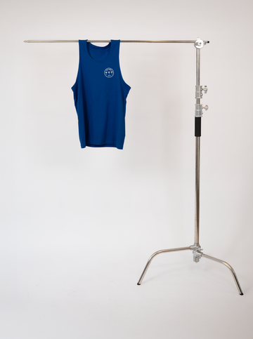 Tres Palmas Minimal Tank Top (Blue)