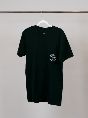 Tres Palmas Minimal | Pocket Tshirt (Black)