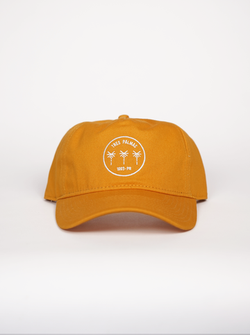 Tres Palmas Minimal | Snapback Hat (Mustard)