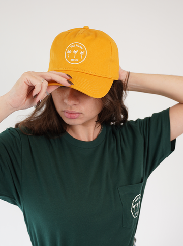 Tres Palmas Minimal | Snapback Hat (Mustard)