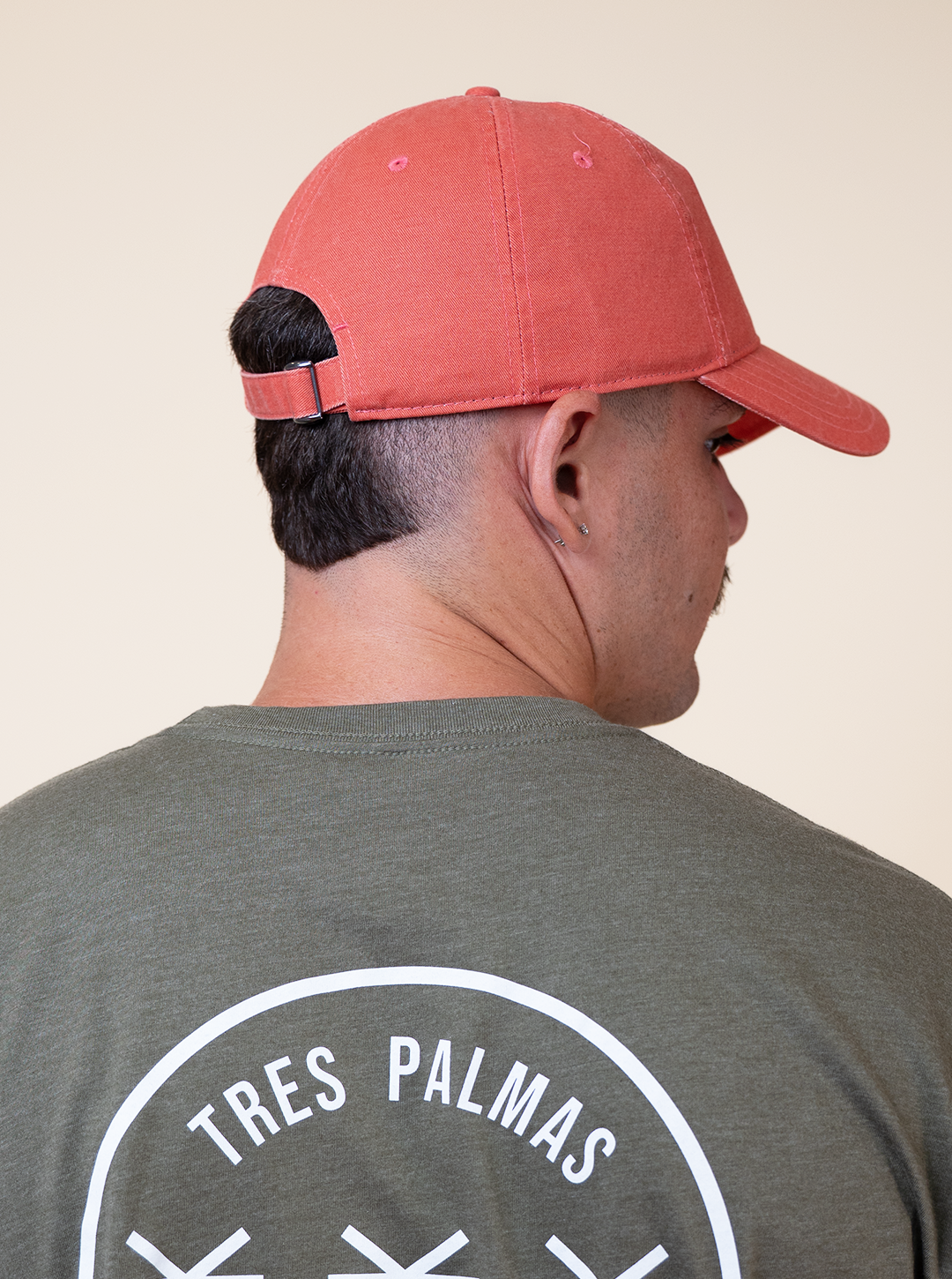 Tres Palmas Minimal | Vintage Dye Trucker Hat (Nantucket)
